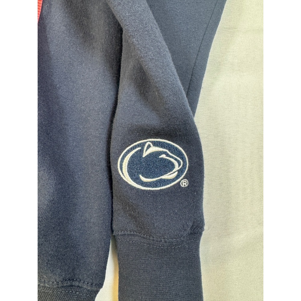 Penn State Nittany Lions Navy Blue Hoodie Sweatshirt Mens Medium G5 NCAA - Picture 7 of 8